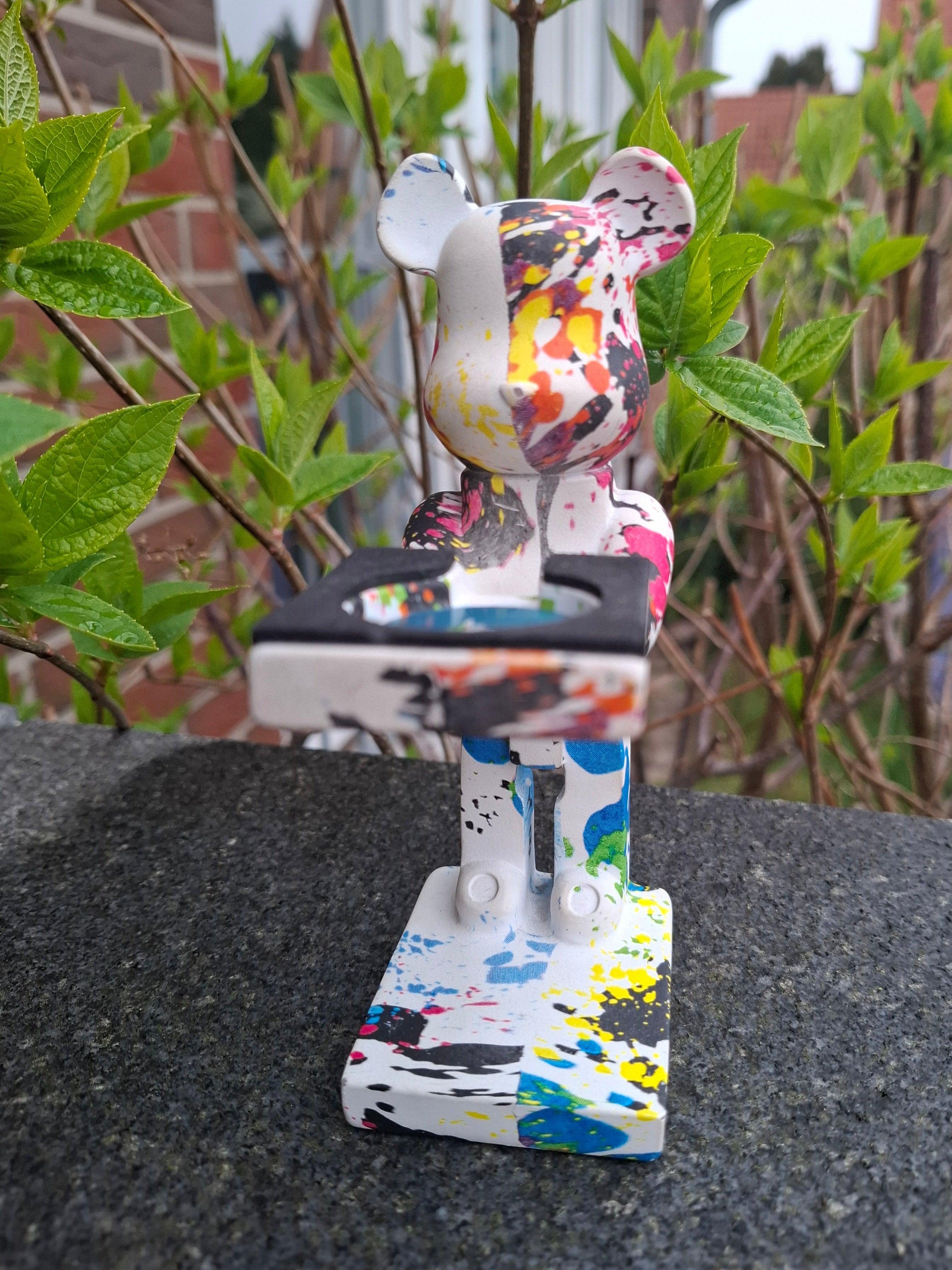 Design-Figur "Splash Art" - Exklusiver Smartwatch-Halter & Interieur Highlight